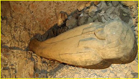 Sarcophage de la musicienne Nehmes BASTET, dcouvert dans la Valle des Rois. AFP PHOTO / Supreme Council of Antiquities, Egypt.