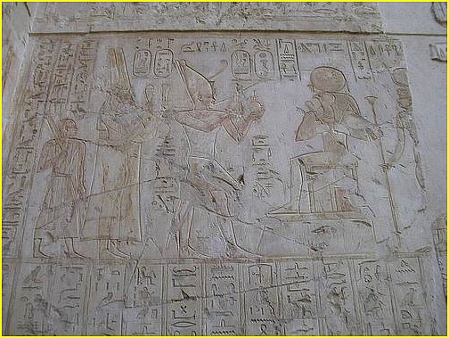 Bas-relief provenant de la tombe de PABASA. XXVIe dynastie.